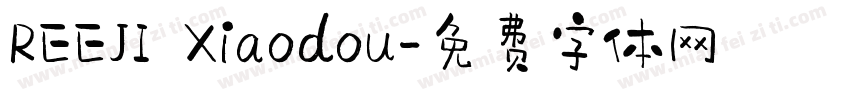 REEJI Xiaodou字体转换